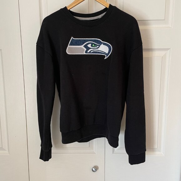 Women's Seattle Seahawks Antigua Black Victory Logo - Picture 3 of 4
